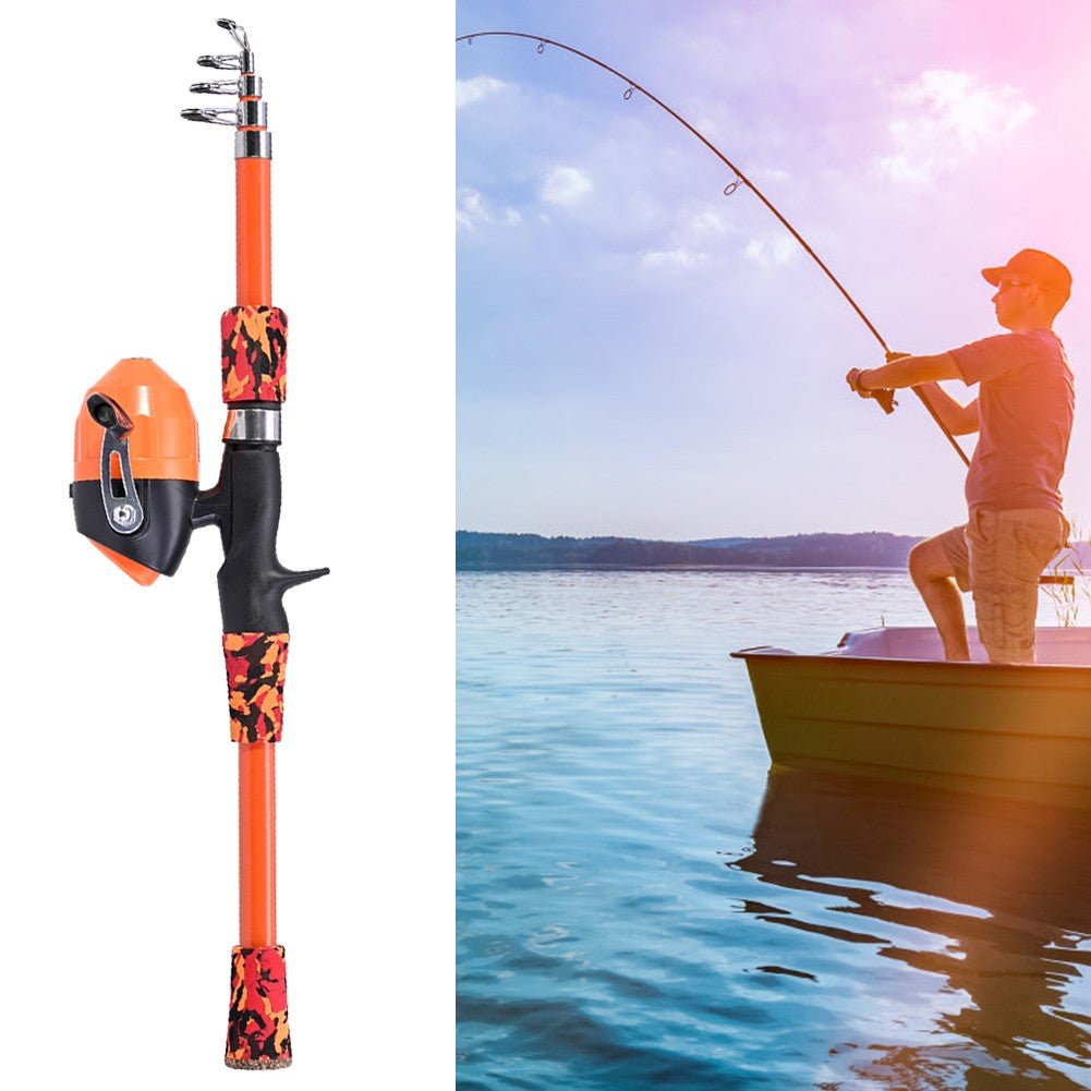 Crianças Pesca Pólo Telescópica Mão Pesca Pólo Mini Crianças Pesca Vara Com Roda de Pesca Acessórios Ao Ar Livre para Lagos Reservatório