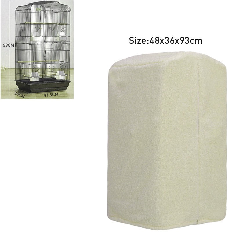 Capa Para Gaiola De Pássaros De Inverno Quente Respirável À Prova De Respingo Grande Capa Para Gaiola De Pássaros Sombra Protetora Para Gaiola De Papagaio Produtos Para Pássaros