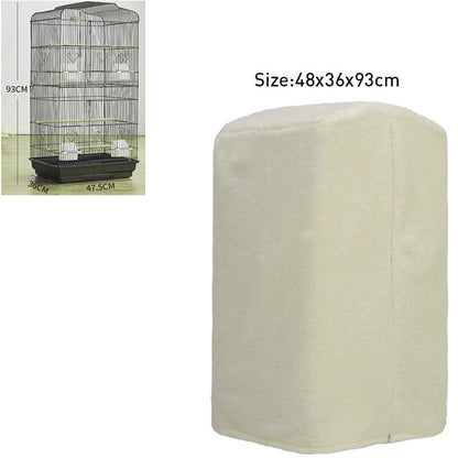 Capa Para Gaiola De Pássaros De Inverno Quente Respirável À Prova De Respingo Grande Capa Para Gaiola De Pássaros Sombra Protetora Para Gaiola De Papagaio Produtos Para Pássaros