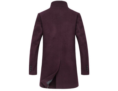 Oversized Men's Wool Overcoat 5XL High Quality Business Casual Winter Jacket Coat Men Clothing Woolen Coats A2F6009