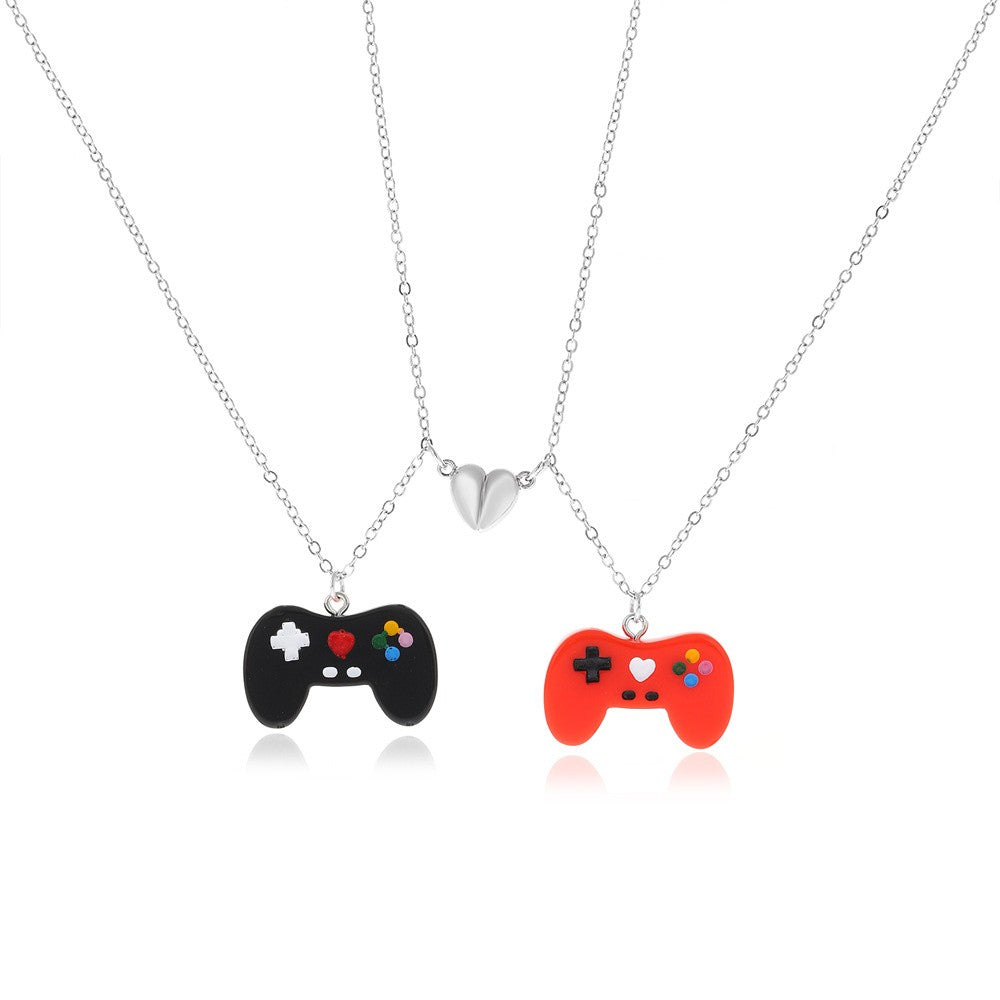 Eu Te Amo Melhores Amigos Colar de Casal Jóias Quebra-Cabeça BFF Chave Fechadura Tai Chi Coração Pingentes Colares para Mulheres Homens Presente Collier