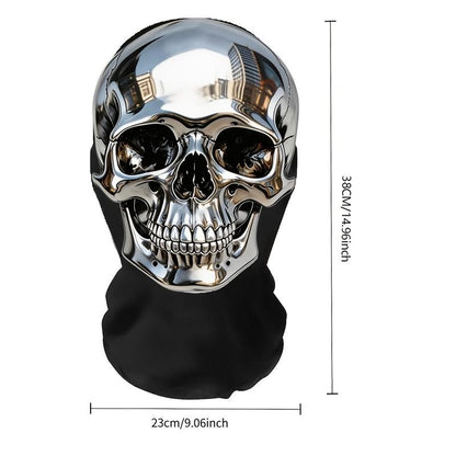 3D Printed Full Face Mask - Elastic Mesh Hip Hop Balaclava Hood Headwear Unisex Cosplay Headgear