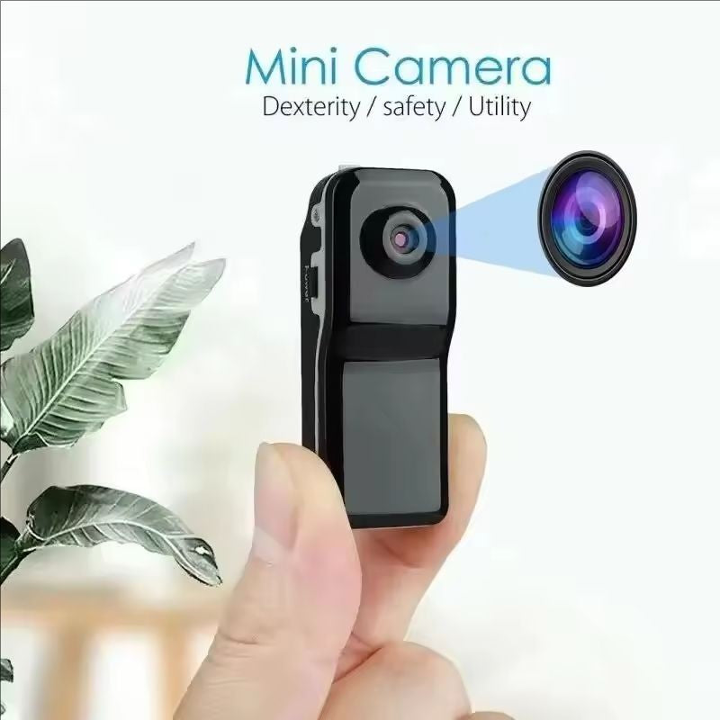 Portable Mini HD DV Camera Body Camcorder Mount Video Recorder Nanny Security Cam Sports DVR Webcam for Home Office Security