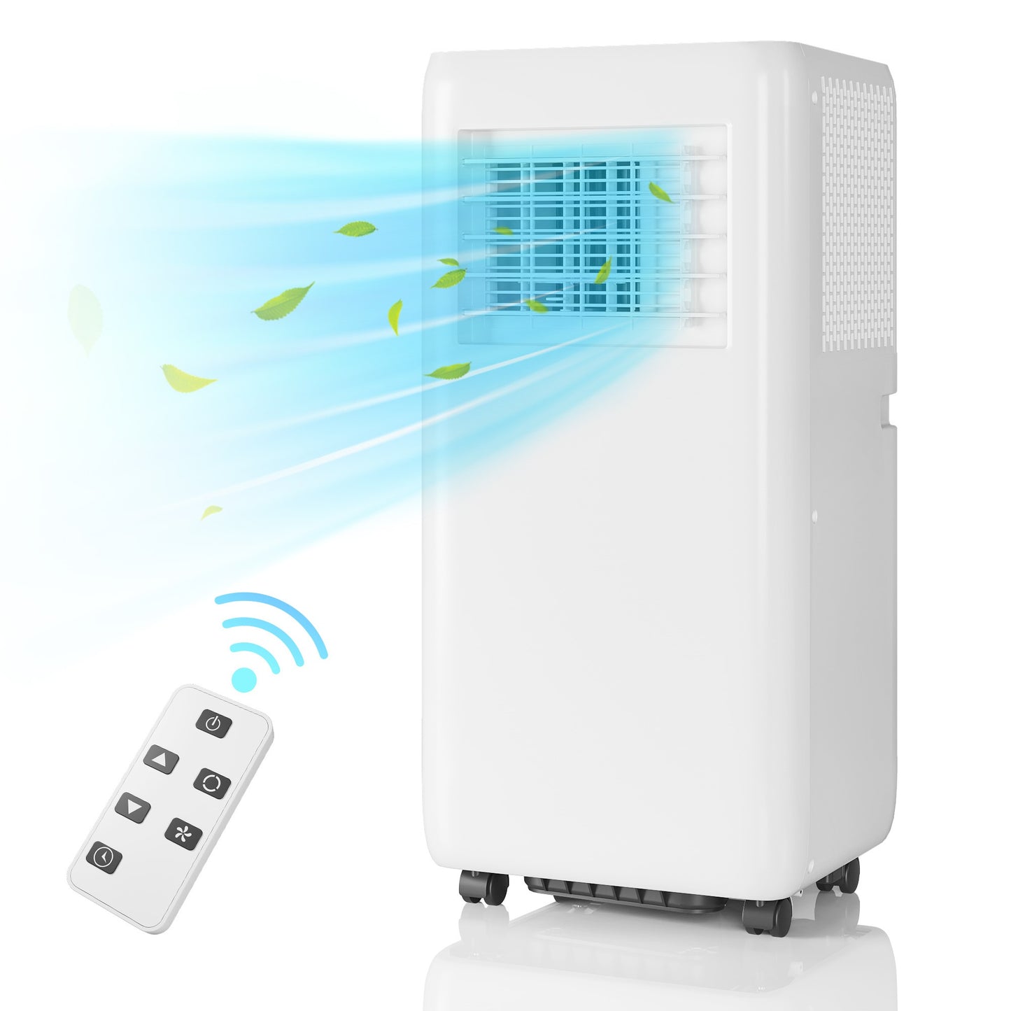 10,000 BTU Portable Air Conditioner,3 in 1 Garage AC Unit w/ Fan/Dehumidifier/Cools,24H Timer,Remote Control for Badroom Office
