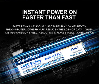 SSD SUPERHEER M.2 SATA 512 GB SATA3 Solid State Drive 256 GB 128 GB 1 TB 2 TB 2280 mm NGFF Disco Rígido para Notebook