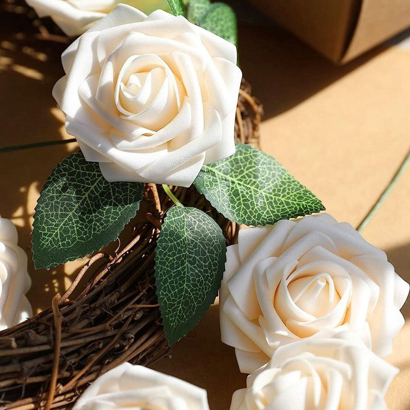 5/10/15/20/25Pcs Artificial Rose Flowers Wedding Decorations Centerpieces Arrangements Party Baby Shower Garden Home Decor Gifts
