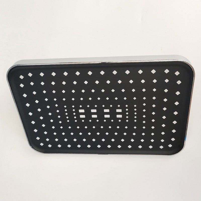 New 30cm Large Size High Pressure Overhead Rain Shower Head Large Flow Booster Rain Shower Head 360° Rotation Water Saving