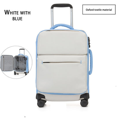 Mala de Viagem Feminina Leve Oxford Canvas 28 Polegadas Ultra-Leve Macia