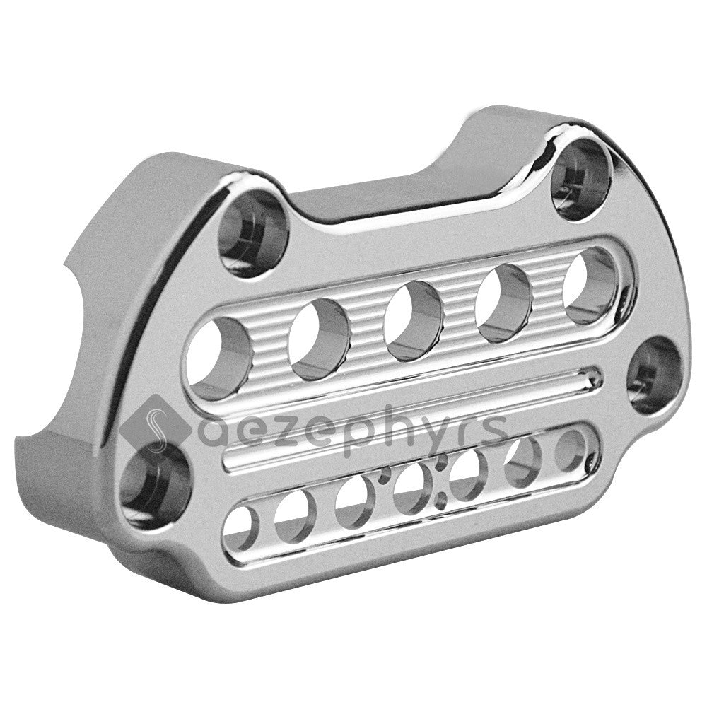 Capa de Suporte de Velocímetro Lateral/Remoção para Motocicleta Braçadeira Superior Guidão Riser Mount para Harley Sportster Iron XL883 Forty-Eight 95-20