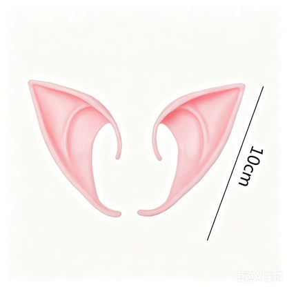 Halloween Elf Ears Latex Simulation Ears Props Fairy Angel Cosplay Mask Halloween Costume Accessories Mascaras Halloween Party