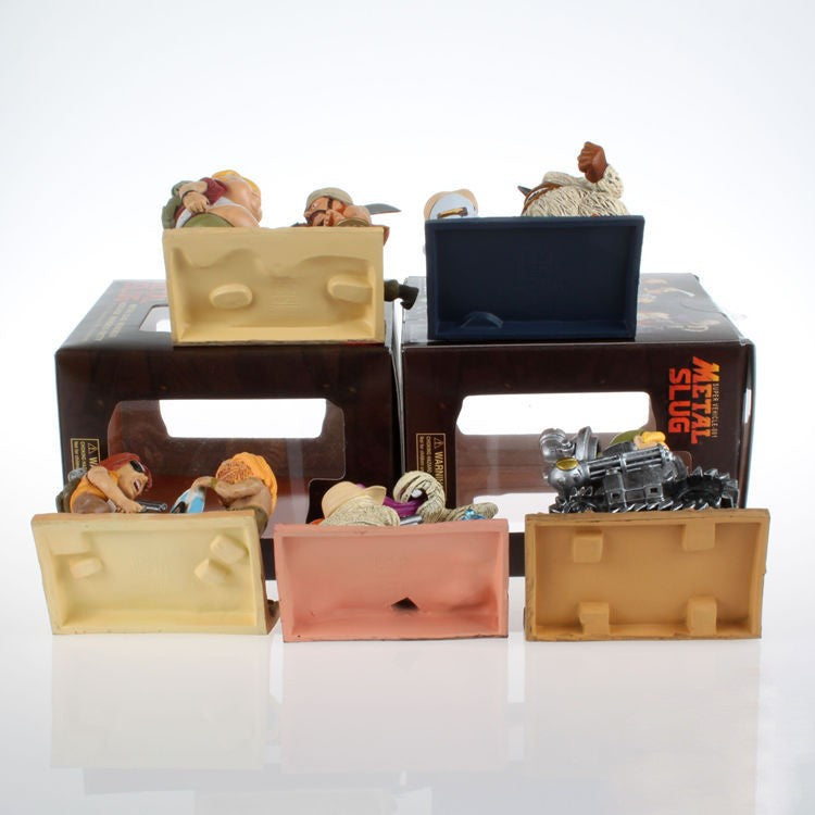 Clássico Jogo de Fliperama Japonês Metal Slug Hostage Wendigo Criativo Modelo de Múmia Gorda Boneco Brinquedos Sem Caixa de Varejo