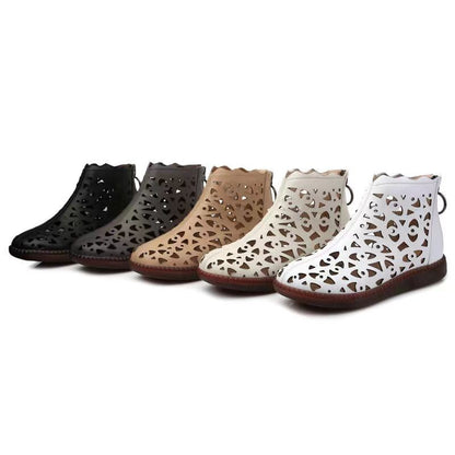 2024 New Spring Autumn Fashion and Comfortable Flat-soled Casual Outer Wear Soft Non-slip Ankle Boot Toe-cap Sandals for Women