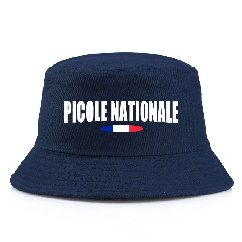 Summer Picole Nationale Bob Man Reversible Bucket Hat Women Cotton Fisherman Cap Unisex Outdoor Sport Sun Activities Panama
