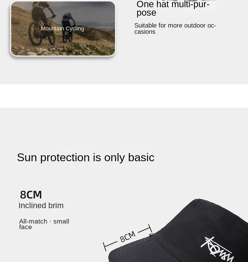 Big Head Letter Bucket Hat for Men Women XL Large Hip Hop Cap Fisherman Hat Summer Sun Hat Plus Size Panama