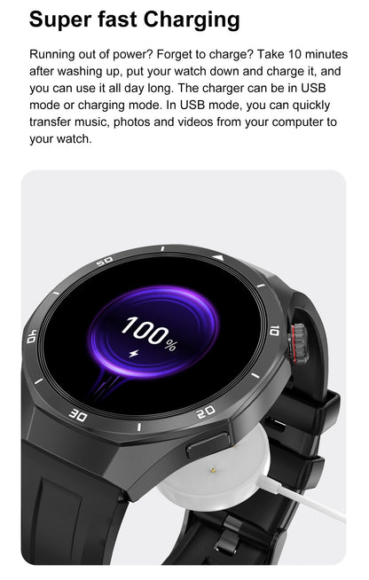 2025 New For HUAWEI GT 5 Pro 32Gb Memory SmartWatch AGPS Beidou Navigation Sapphire Screen HD Video Bluetooth Call SmartBracelet