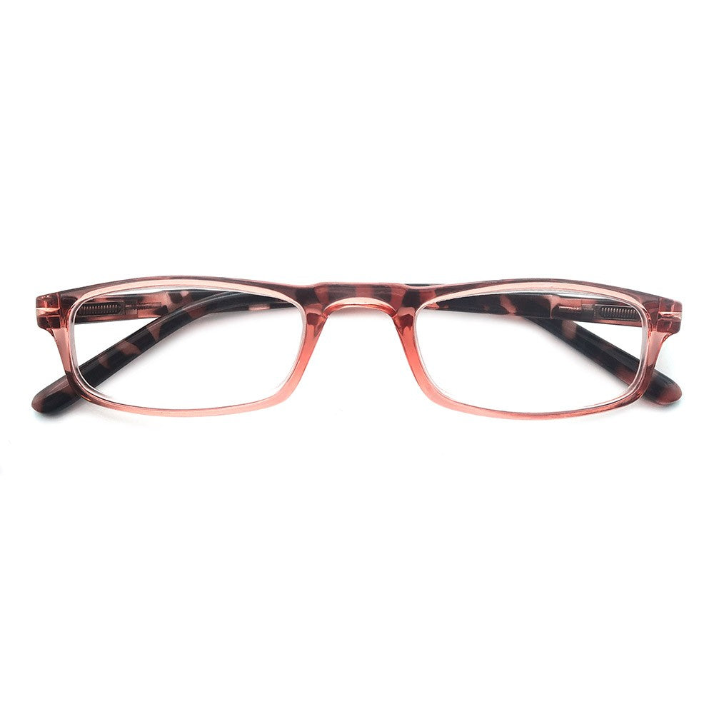 Women Men Reading Glasses Classic Small Rectangle Frame Spring Hinge Ulrta Comtable Wear Readers Eyeglass with Diopters