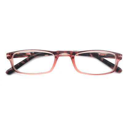 Women Men Reading Glasses Classic Small Rectangle Frame Spring Hinge Ulrta Comtable Wear Readers Eyeglass with Diopters