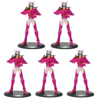 Saint Seiya Action Figurine Ikki Hyoga Seiya Shiryu Standing Myth Cloth Knights of The Zodiac Figures Model Toys Children's Gift
