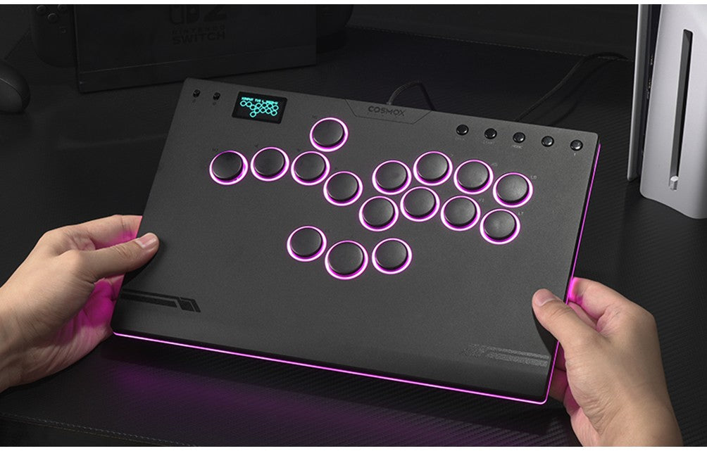 Haute42-COSMOX M Ultra Mgen 2 Controle Leverless Para Ps4 Ps5 Steam Switch PC Hitbox Joystick Arcade Teclado de Jogo de Luta