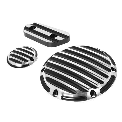Tampa de Inspeção de Embreagem de Temporizador de Derby de 6 Furos para Motocicleta Harley Sportster Iron XL883 XL1200 Seventy Two