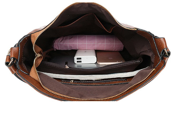 New women's handbag, single shoulder crossbody bag, PU women's tote bag, large capacity women's bag