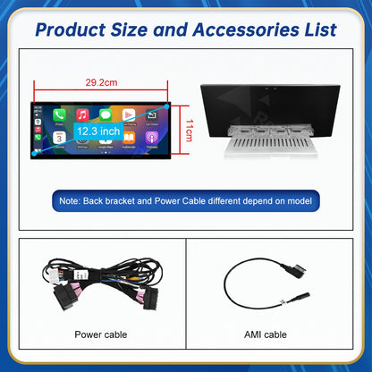 12.3'' Touch Display For Audi A3 S3 2014-2019 Road Top 12.3 Inch Multimedia Player Andriod Auto Link GPS Carplay Screen Car Play