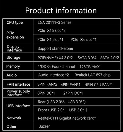 MACHINIST E5 MR9A V1.0 X99 Motherboard Support LGA 2011-3 Xeon E5 V3 V4 CPU Processor DDR4 RAM Memory ATX NVME M.2 USB3.0