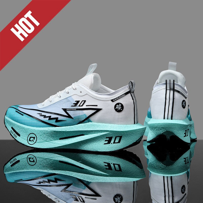 NEW Running Shoes Men Sports Marathon Carbon Plate Breathable Lightweight Women Comfortable Athletic Leisure Sneakers Footwear