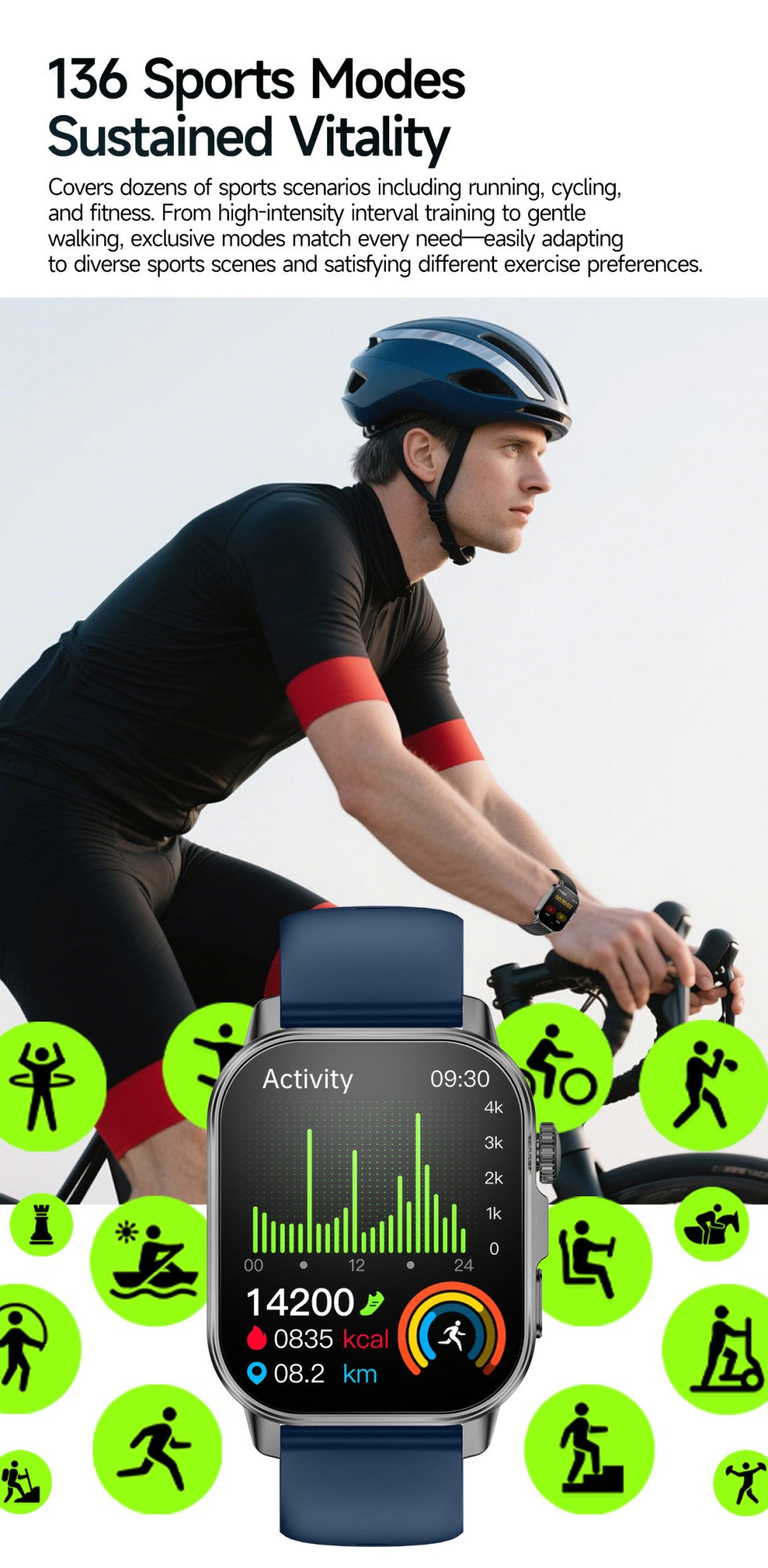 2026 New AI Health Diagnosis Smart Watch Body Analysis Uric Acid Blood lipids ECG+PPG Blood pressure call Smart watch Men Women