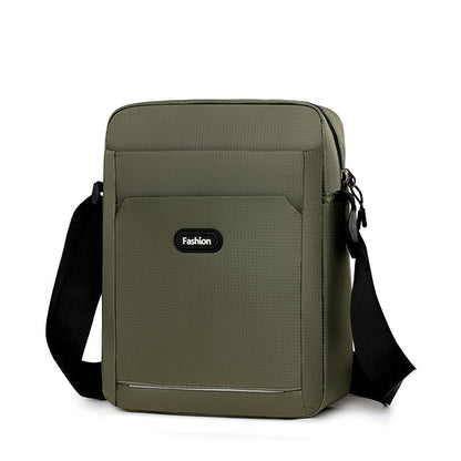 Men's Business Casual Crossbody Bag - Simple Oxford Shoulder Sling for Commuting & Outdoor Use