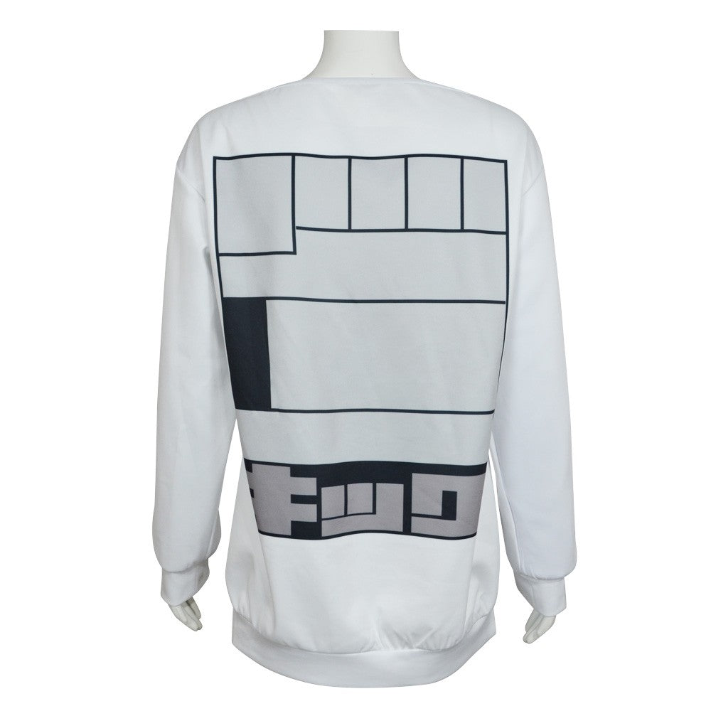 Anime Dandadan Momo Ayase Cosplay Costume Adult Loose Casual Hoodie Carnival Roleplay Accessories Unisex Clothes Top
