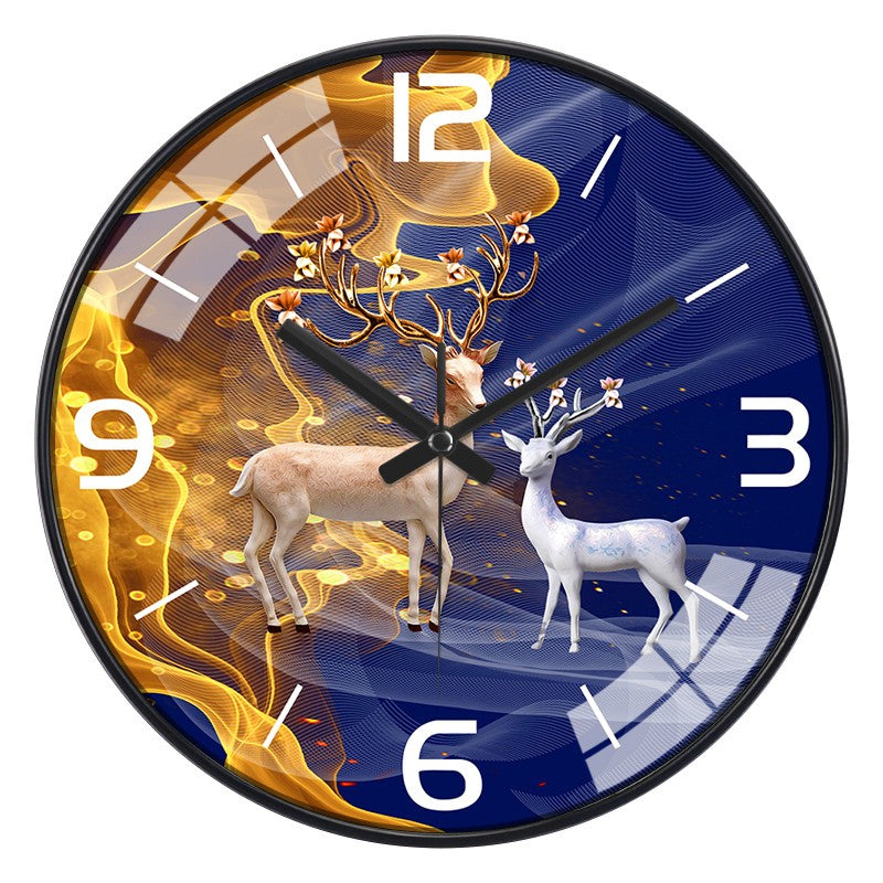 12 Inch luxury silent wall clock simple abstract clock for living room kitchen bedroom Nordic style personalized home decoration