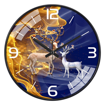 12 Inch luxury silent wall clock simple abstract clock for living room kitchen bedroom Nordic style personalized home decoration