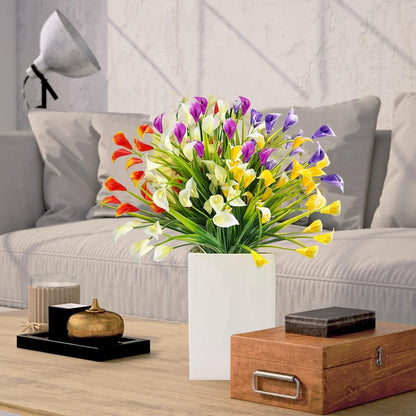 Artificial Flowers Bouquet 33cm Fake Flowers for Home Room Decor Garden Wedding Decoration Outdoor Vase Flower Arrangement Plant
