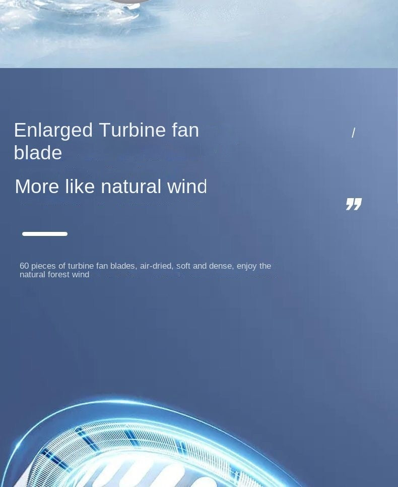 2025 Long endur New Mini Neck Mounted Fan Portable Bladeless Neck Rechargeable Air Cooler 3 Speed Mini Summer Sports Fan Outdoor