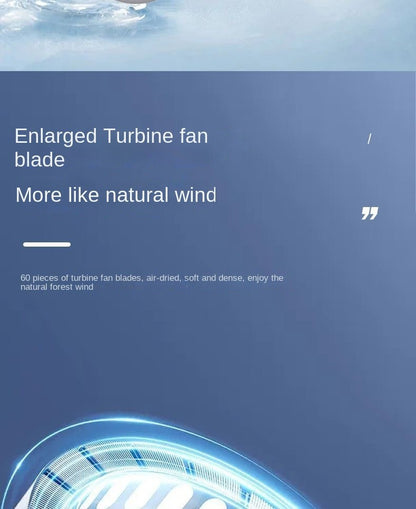 2025 Long endur New Mini Neck Mounted Fan Portable Bladeless Neck Rechargeable Air Cooler 3 Speed Mini Summer Sports Fan Outdoor