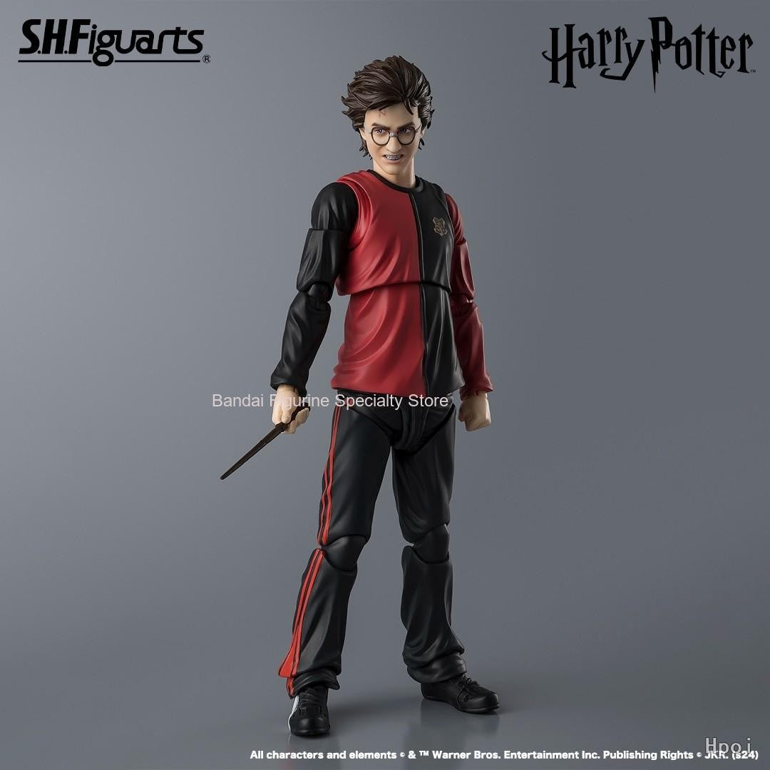 Original Bandai S.H.Figuarts SHF Harry Potter SHF Lord Voldemort Harry Potter e o Cálice de Fogo Boneco de Ação Brinquedos Presentes Co