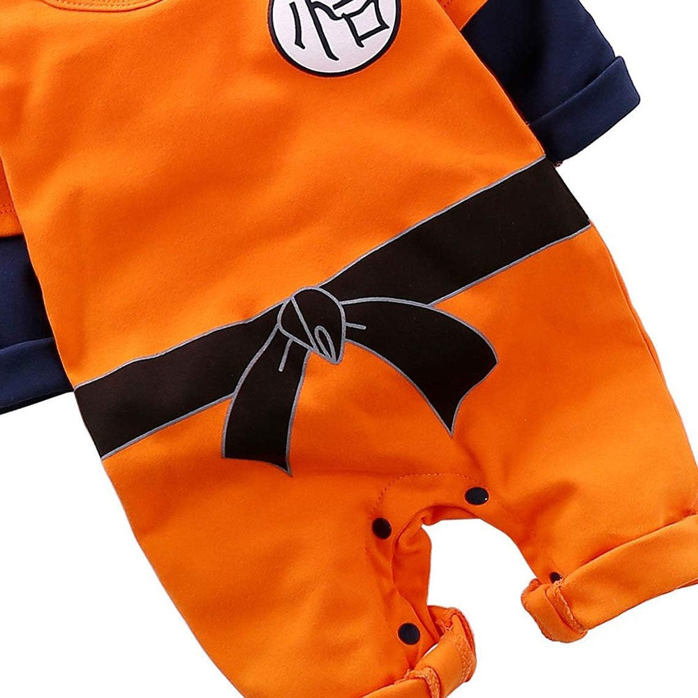 IURNXB Macacões de Bebê Recém-Nascido Manga Longa Meninos Anime Cosplay Traje Macacão Roupas Infantis Fofas Desenho Animado 0-24M