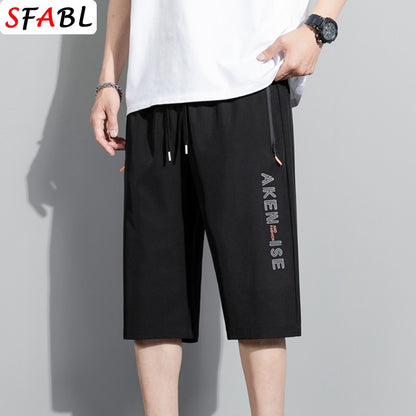 Sports Shorts Men Summer Quick-drying Breathable Drawstring Shorts Male Beach Short Pants for Men New Gym Fitness Bottom Summer
