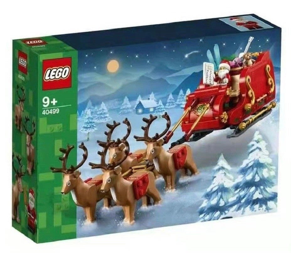 LEGO 40499 Trenó de Rena do Papai Noel para Meninos e Meninas - Brinquedo de Construção Educacional de Blocos de Montar Presente de Natal