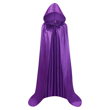 Halloween Cape Classic Fashion  Stand-Up Tie Hood Death Cape Masquerade Party Cosplay Cloak Costumes Accessories Props
