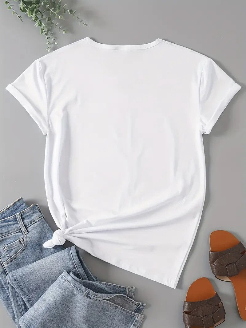 Funny Christmas Jesus The Reason For The Season Print T-Shirt Women Loose Short Sleeve Round Neck Top Female Casual Shirt Tees