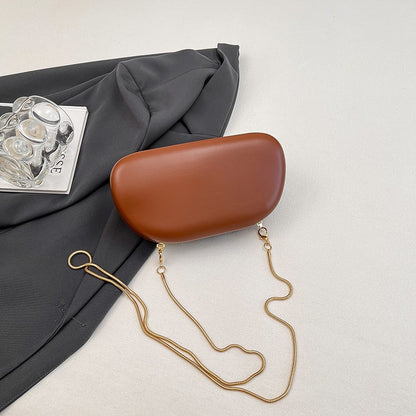 Women's Shoulder Bag, Crossbody Evening Clutch, Chain Design Handbag Purse, Stylish Ladies' Accessory for Parties & Events