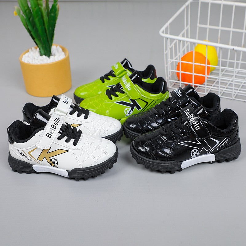 Soccer Cleats for Kids 2024 New Children Football Cleats Fashion Firm Ground Soccer Shoes