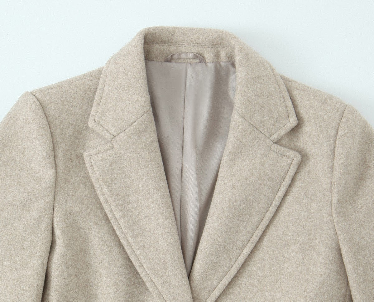 2025 autumn new women's casual fashion simple temperament elegant loose soft padded shoulder coat jacket