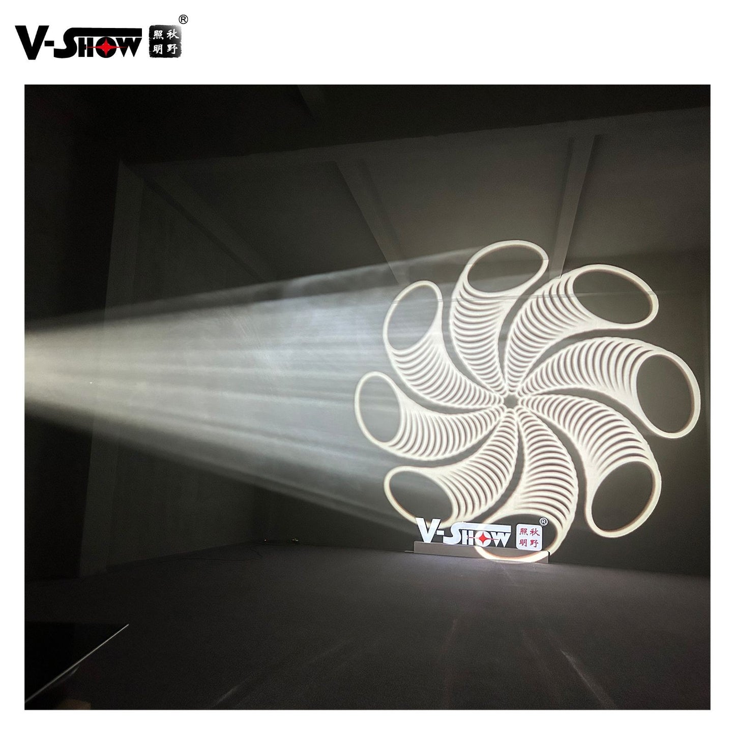 VSHOW 2pcs S712 With Folding Clamp With Flightcase Led Module 450W Beam Spot Wash BSW 3in1 With Zoom CMY CTO Moving Head Light