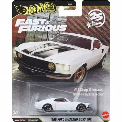 New Hot Wheels Hnw46 Car Cultures Fast & Furious Mitsubishi Eclipse Mercedes-Benz 500 Ford Mustang Lyken Toyota Fj Cruiser Car