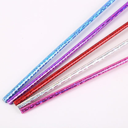 1Pc Fairy Wand Dreamlike Five Pointed Star Fairy Stick Plastic Princess Fairy Cane For Girls Angel Star Wand Halloween Roleplay