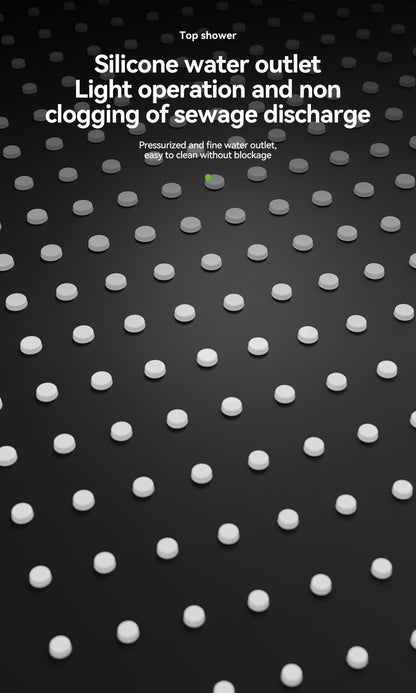 Multifunction Bathroom Shower System Set Hot and Cold Water Household Rotary Knob Pressurize Aluminum Gunmetal Gray Shower Set