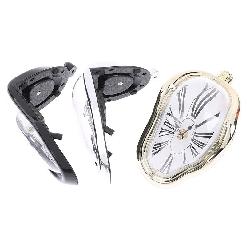 Distorted Wall Clocks Surrealist Salvador Dali Style Wall Watch Decoration